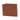 Jack Abrahams Goat Nappa Leather Bi-Fold Top Front Wallet Cognac/Black