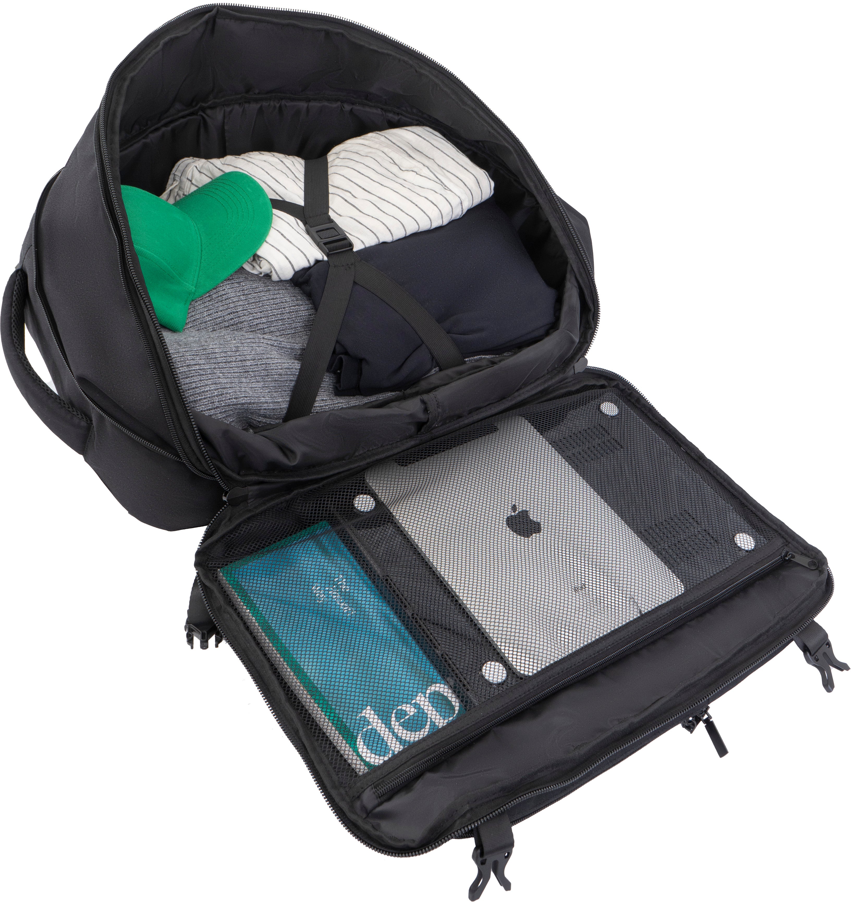 The Memphis | 21-Inch Expandable Twill Travel Backpack The Memphis | 21-Inch Expandable Twill Travel Backpack
