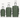 Jack Abrahams The Vector Rift 3 Piece Water Resistant Textured Tarpaulin Roller Luggage Set