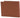 Jack Abrahams Goat Nappa Leather Bi-Fold Top Front Wallet Cognac/Black