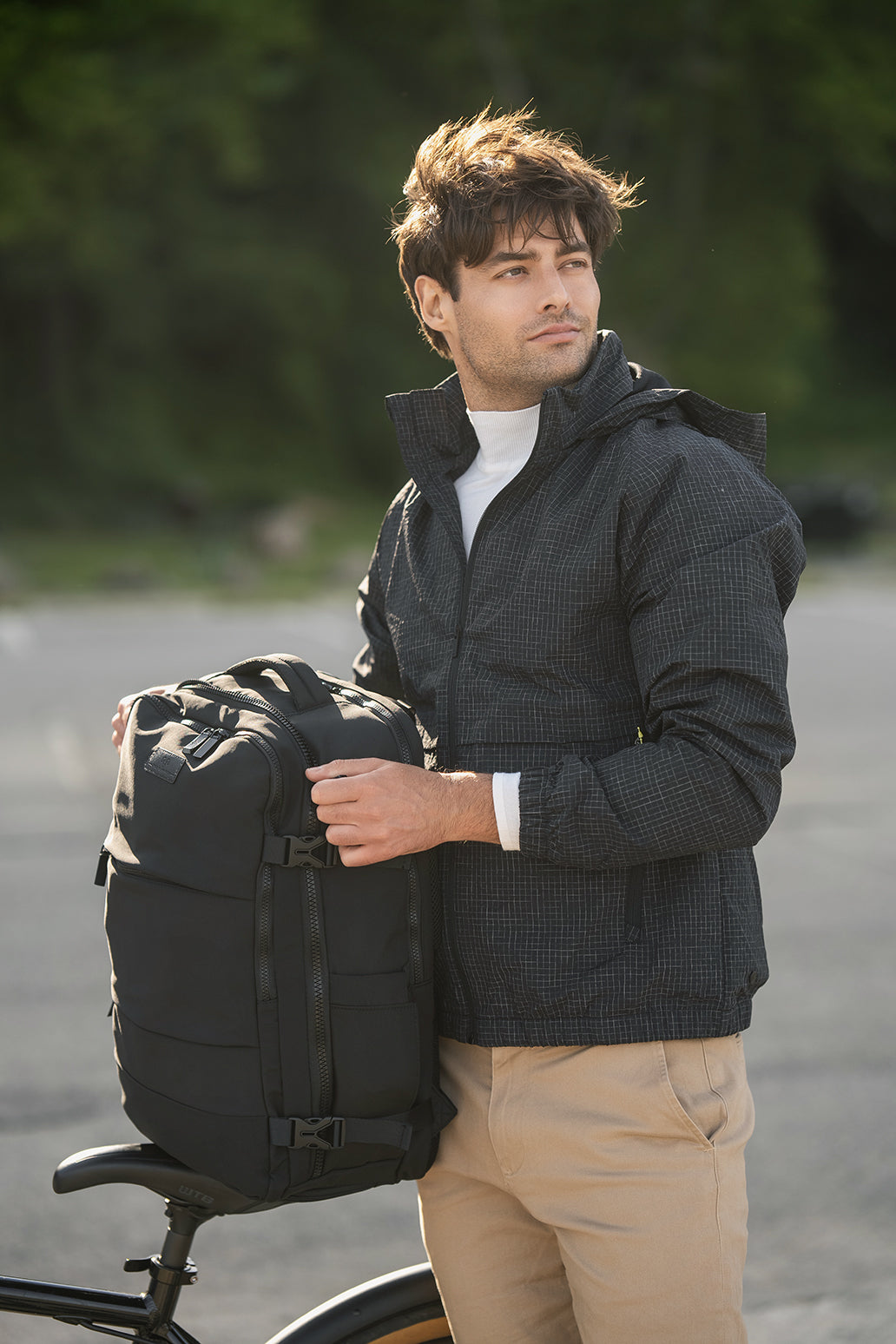 The Diego | 19-In Nylon Travel Backpack with Shoe Compartment The Diego | 19-In Nylon Travel Backpack with Shoe Compartment